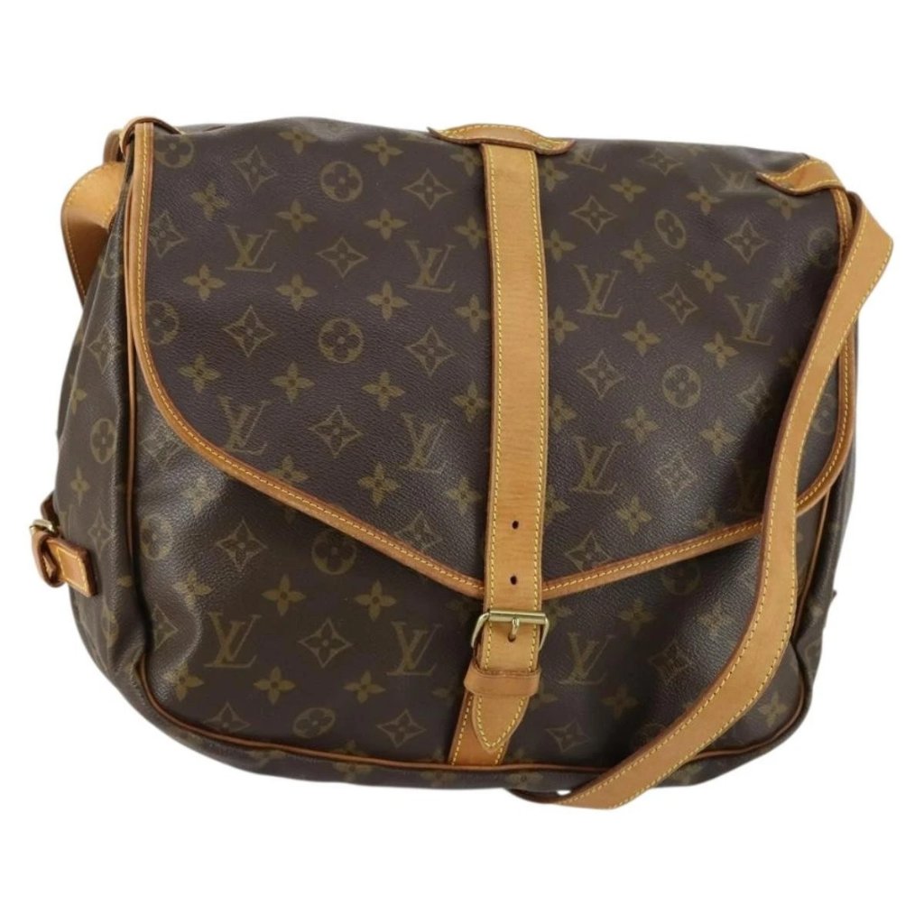 Louis Vuitton Monogram Saumur 35 Shoulder Bag M42254 Lv Auth 151754